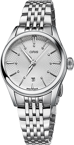 Oris Culture Self winding Automatic Silver Ladies Watch 56177224051MB 