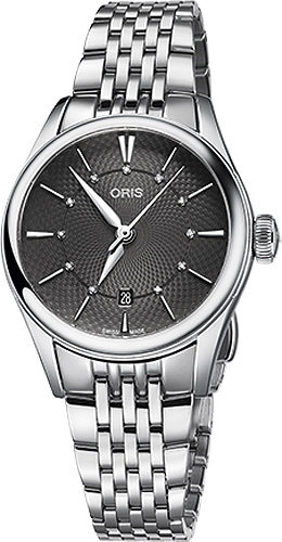 Oris Culture Self winding Automatic Grey Ladies Watch 56177224053MB 