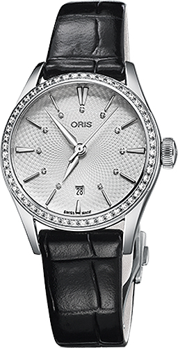 Oris Culture Self winding Automatic Silver Ladies Watch 56177224951LS 