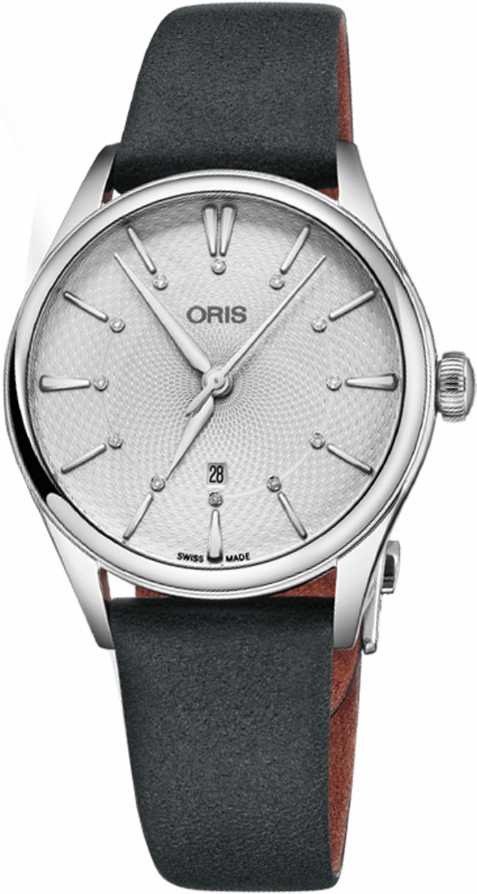 Oris Culture Self winding Automatic Silver Ladies Watch 56177244051LS-BLACK 