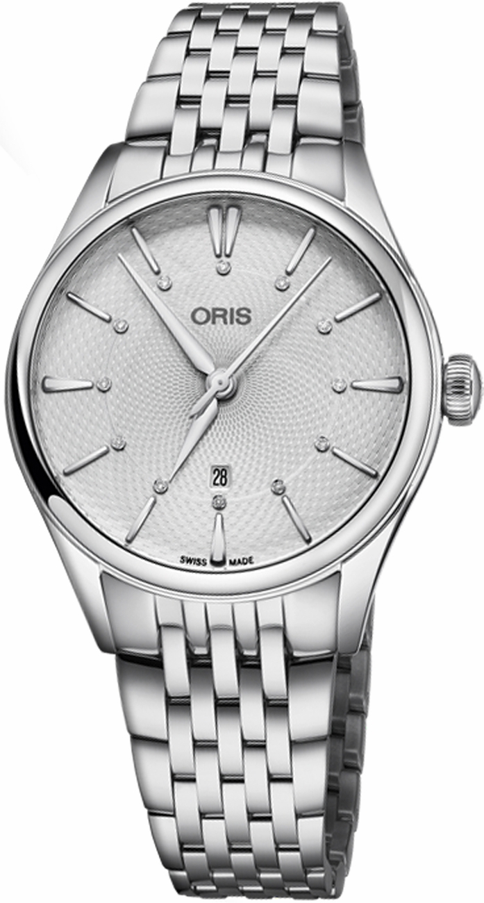 Oris Culture Self winding Automatic Grey Ladies Watch 56177244051MB 