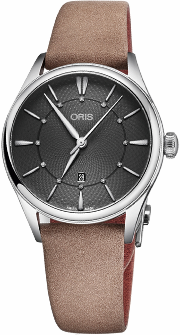 Oris Culture Self winding Automatic Silver Ladies Watch 56177244053LS-BEIGE 