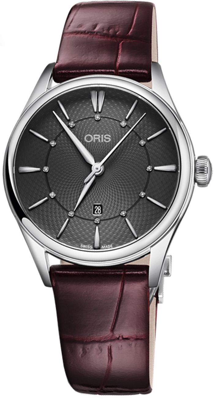 Oris Culture Self winding Automatic Silver Mens Watch 56177244053LS-RED 