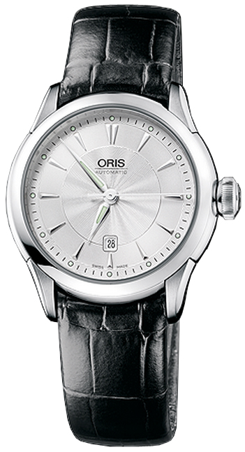 Oris Culture Self winding Automatic Silver Grey Watch 56176044031LS 