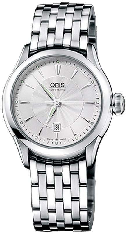 Oris Culture Self winding Automatic Silver Grey Watch 56176044031MB 