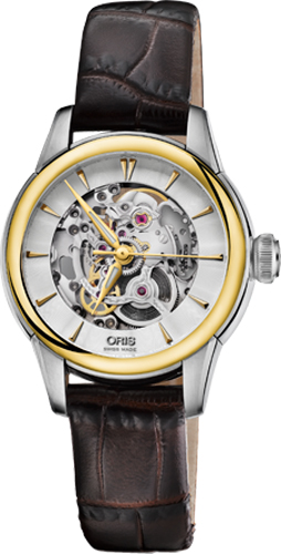 Oris Culture Self winding Automatic Silver Ladies Watch 56076874351LS 
