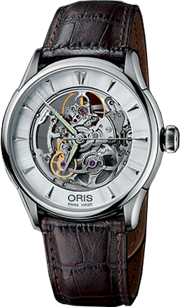 Oris Culture Self winding Automatic Silver Mens Watch 73475914051LS 