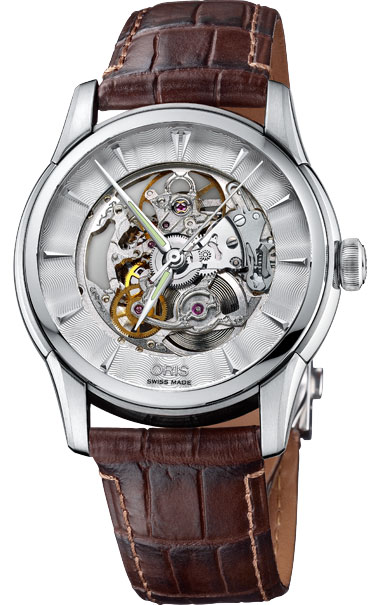 Oris Culture Self winding Automatic Silver Mens Watch 73476704051LS 