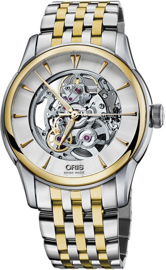 Oris Culture Self winding Automatic Silver Mens Watch 73476704351MB 