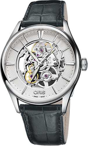 Oris Culture Self winding Automatic Silver Mens Watch 73477214051LS-GREY 
