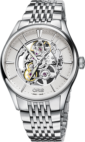 Oris Culture Self winding Automatic Silver Mens Watch 73477214051MB 