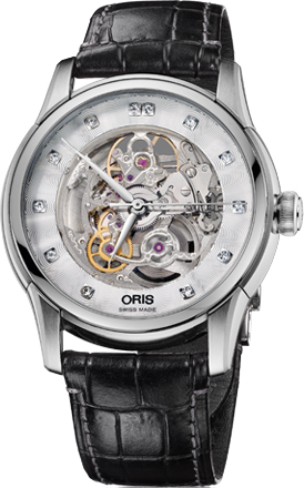 Oris Culture Self winding Automatic Silver Mens Watch 73476704019LS 