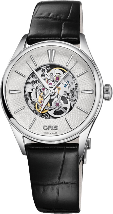 Oris Culture Self winding Automatic Silver Ladies Watch 56077244051LS 