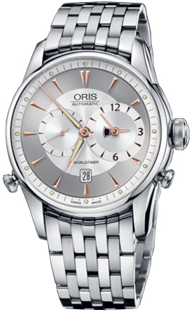 Oris Culture Self winding Automatic Silver Grey Mens Watch 69075814051MB 