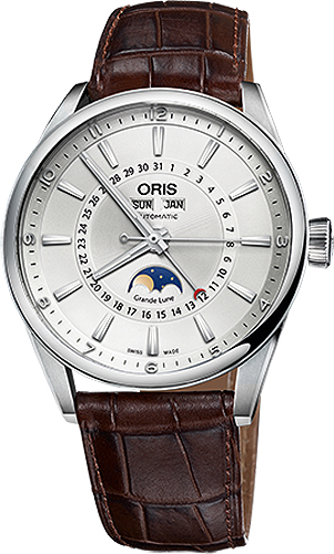 Oris Culture Self winding Automatic Silver Mens Watch 91576434031LS 