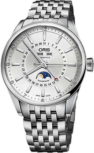 Oris Culture Self winding Automatic Silver Mens Watch 91576434031MB 