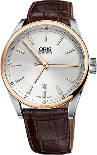 Oris Culture Self winding Automatic Silver Watch 73376426331LS 