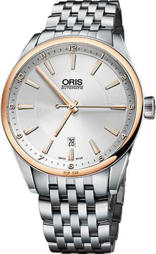 Oris Culture Self winding Automatic Silver Watch 73376426331MB 