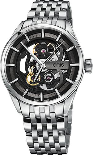 Oris Culture Self winding Automatic Black Mens Watch 73477144054MB 