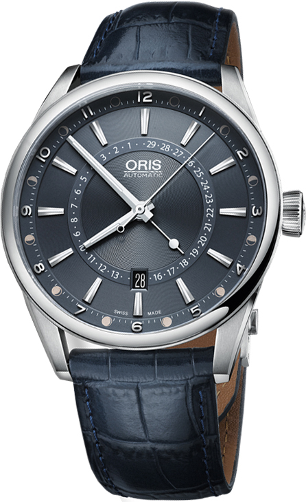 Oris Culture Self winding Automatic Blue Mens Watch 76176914085LS 