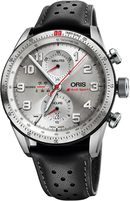 Oris Motor Sport Self winding Automatic Silver Mens Watch 77476617481LS-SET 