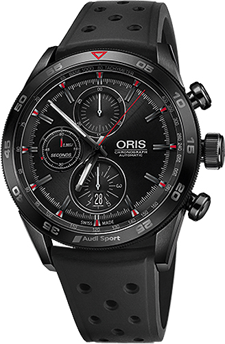 Oris Motor Sport Self winding Automatic Black Mens Watch 77476617784RS 