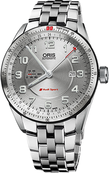 Oris Motor Sport Self winding Automatic Silver Mens Watch 74777014461MB 