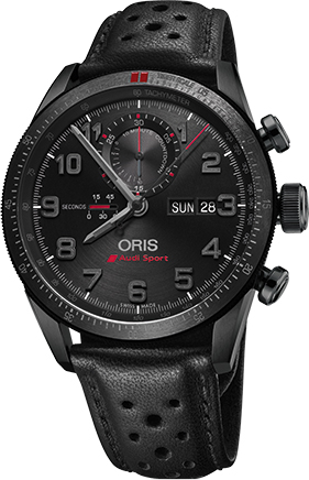 Oris Motor Sport Self winding Automatic Black Mens Watch 77876617784LS 