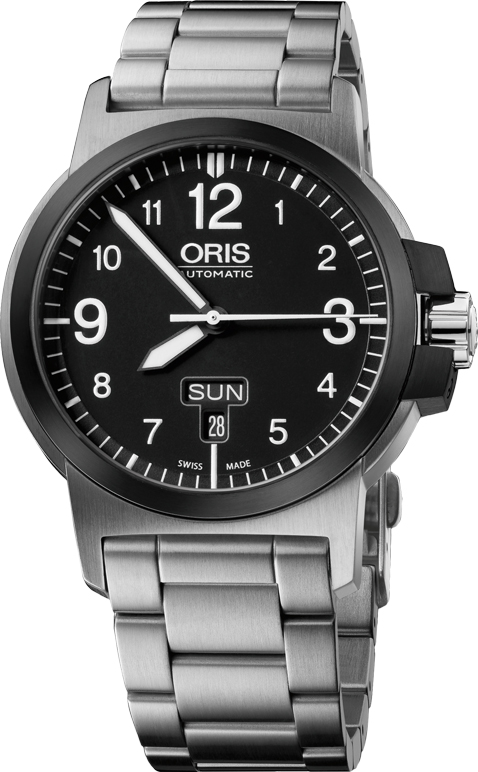 Oris Aviation Self winding Automatic Black Mens Watch 73576414364MB 
