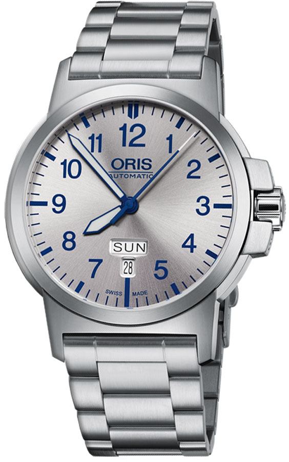 Oris Aviation Self winding Automatic Silver Watch 73576414161MB 