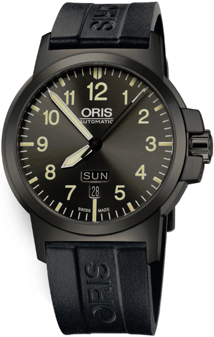 Oris Aviation Self winding Automatic Grey Mens Watch 73576414263RS 