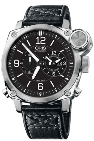 Oris Aviation Self winding Automatic Black Mens Watch 69076154164LS 