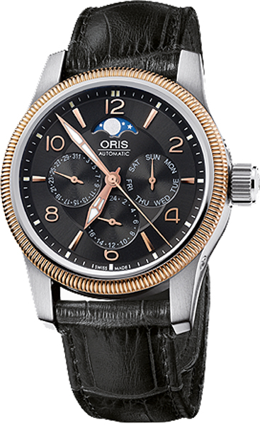 Oris Aviation Self Winding Automatic Black Mens Watch 58276274364LS 