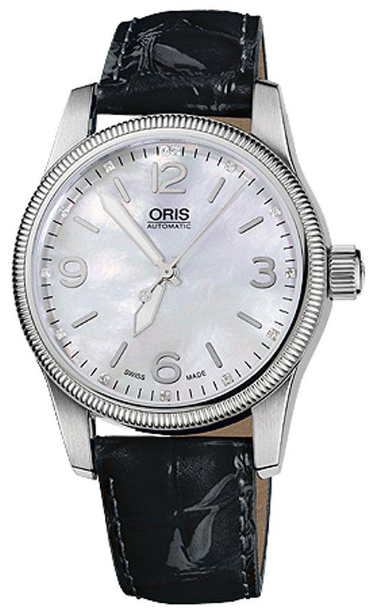 Oris Aviation Self winding Automatic White Ladies Watch 73376494066LS-BLK 
