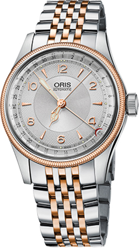 Oris Aviation Self Winding Automatic Silver Mens Watch 75476964361MB 