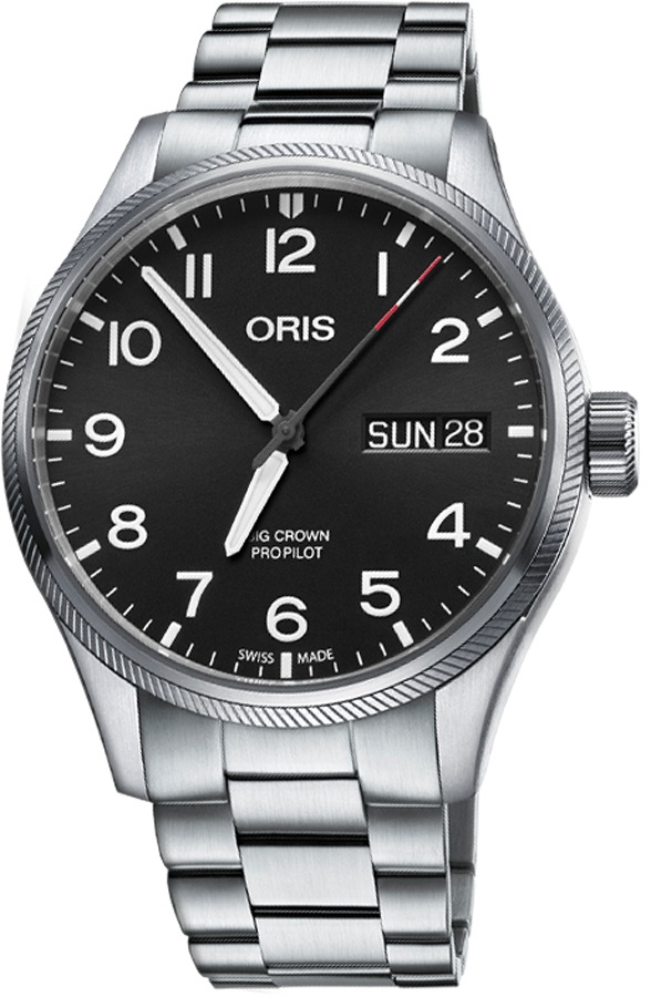Oris Aviation Self winding Automatic Black Mens Watch 75276984194MB 