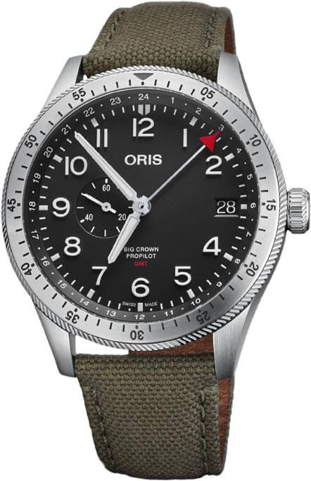 Oris Aviation 
Self winding Automatic Black Mens Watch 74877564064FS 