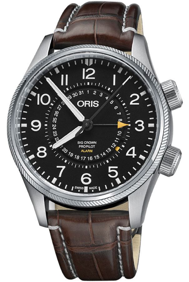Oris Aviation Self winding Automatic Black Mens Watch 91077454084LS 