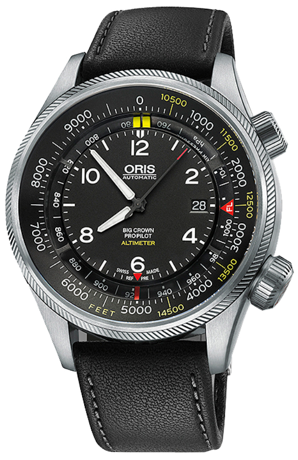 Oris Aviation Self winding Automatic Black Watch 73377054134LS 