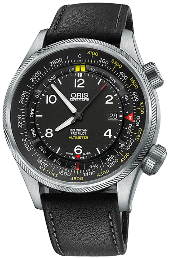 Oris Aviation 
Self winding Automatic Black Mens Watch 73377054164LS 