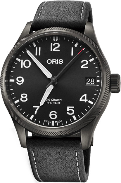 Oris Aviation Self winding Automatic Black Mens Watch 75176974264LS 