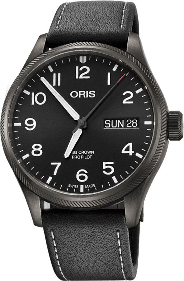 Oris Aviation Self winding Automatic Black Mens Watch 75276984264LS 
