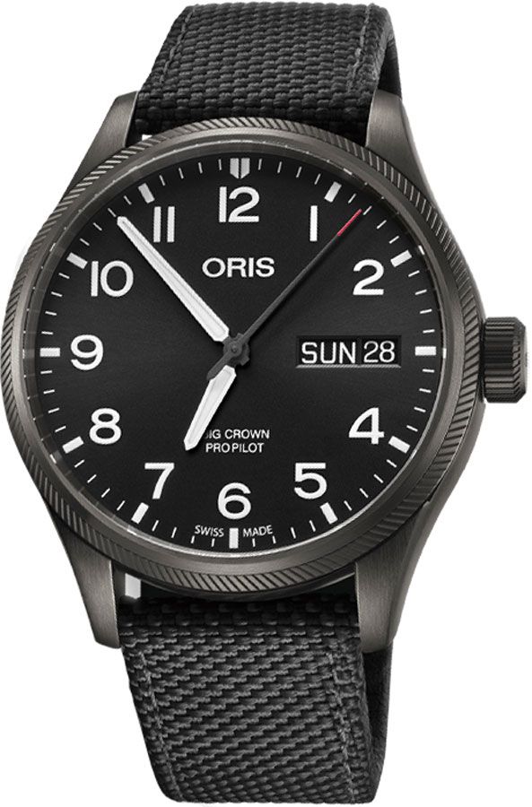 Oris Aviation Self winding Automatic Black Mens Watch 75276984264FS 