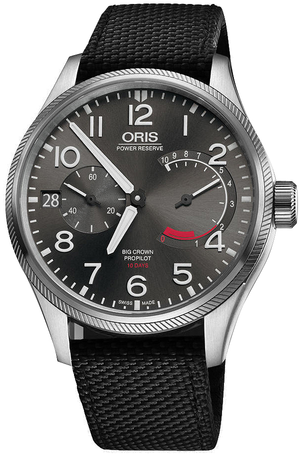 Oris Aviation Manual Winding Grey Mens Watch 11177114163FS-BLACK 