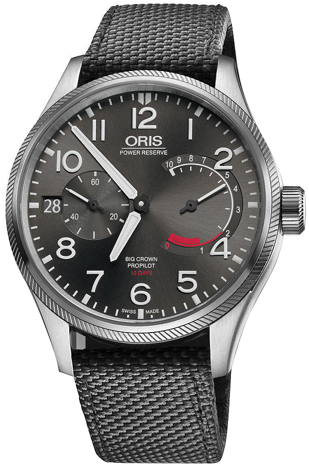Oris Aviation Manual Winding Grey Mens Watch 11177114163FS-GREY 