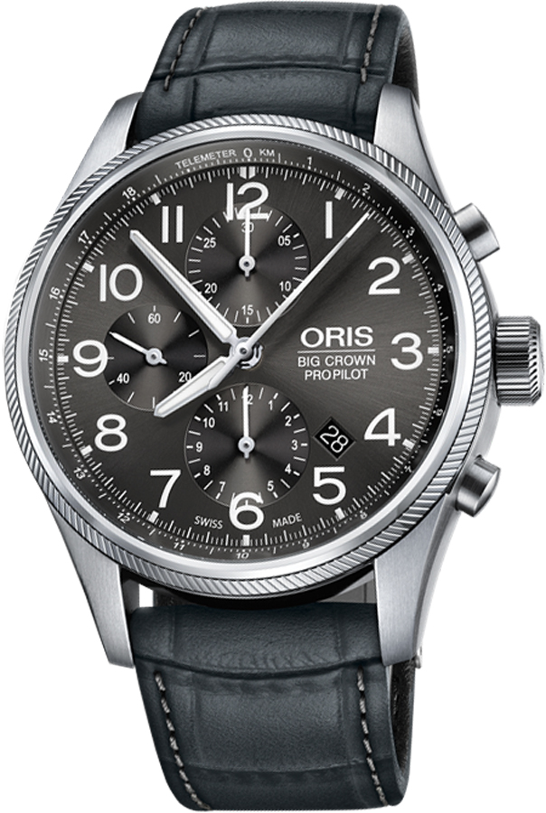 Oris Aviation 
Self winding Automatic Grey Mens Watch 77476994063LS-GREY 