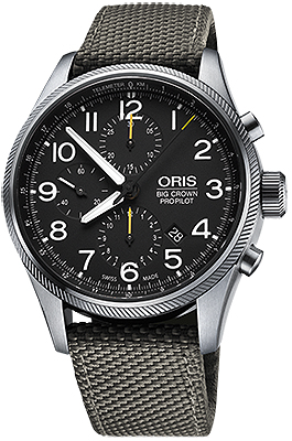 Oris Aviation Self winding Automatic Black Mens Watch 77476994134FS-GREY 