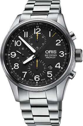 Oris Aviation Self winding Automatic Black Mens Watch 77476994134MB 