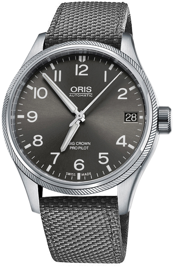 Oris Aviation 
Self winding Automatic Grey Mens Watch 75176974063FS 