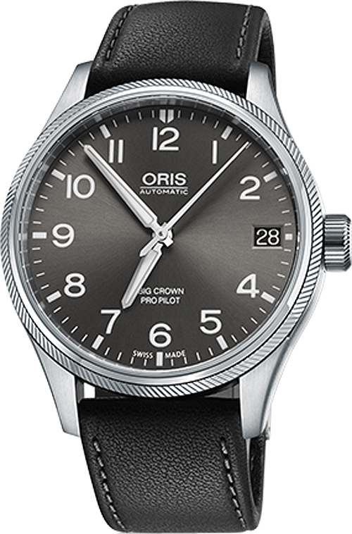 Oris Aviation 
Self winding Automatic Grey Mens Watch 75176974063LS 